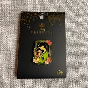 Loungefly Disney Mulan Cherry Blossom Frame Enamel Pin